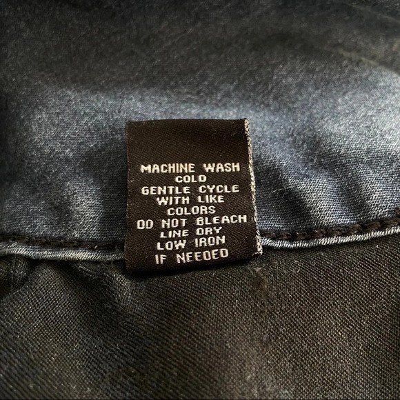 Wedgie High Waisted Denim Dark Wash Stretch Jeans Size 13 FIRE LOS ANGELES - Picture 6 of 8